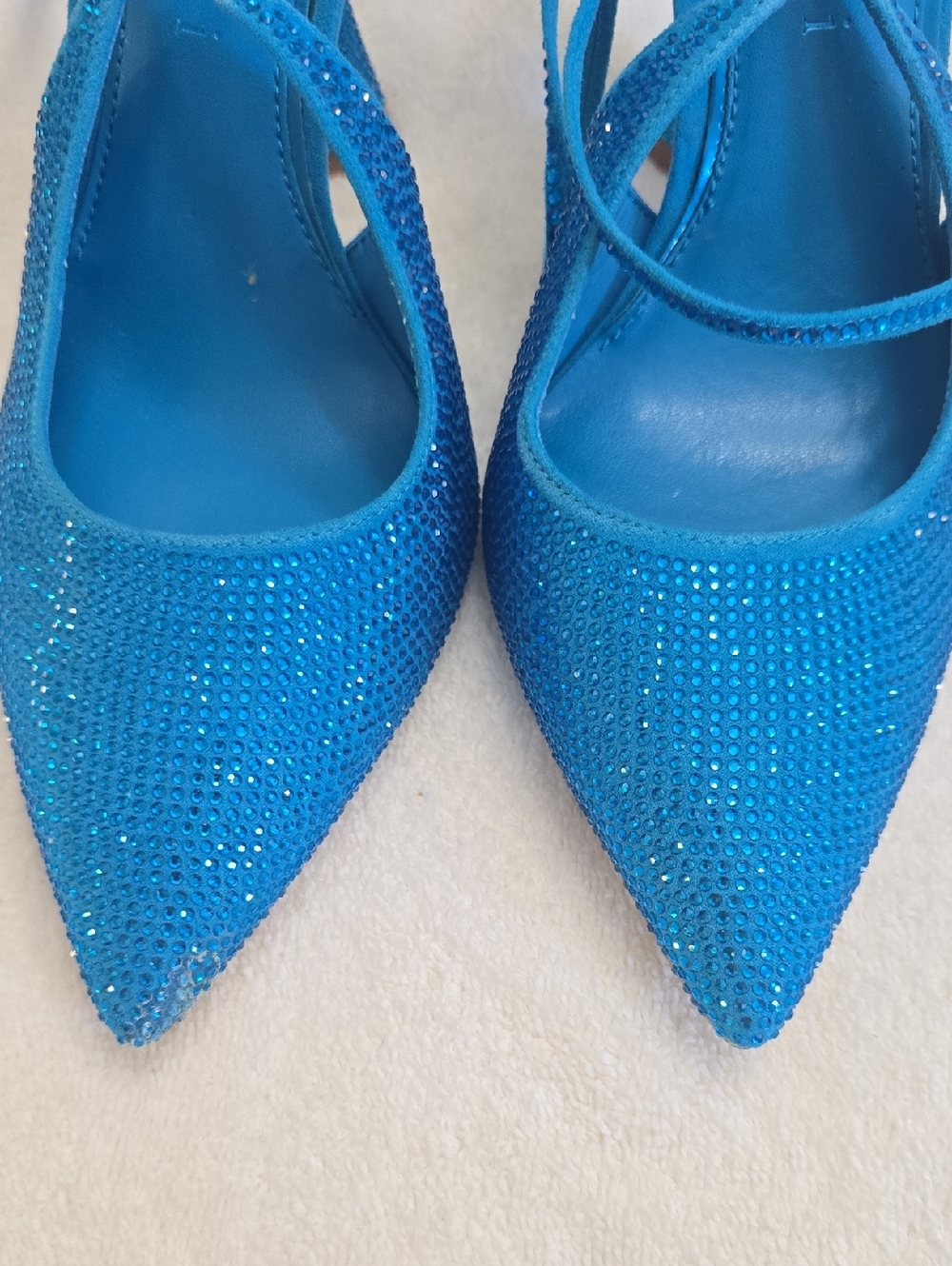NWT Gianni Bini Rhinestone Heels - **FLAWS** - Picture 3 of 10
